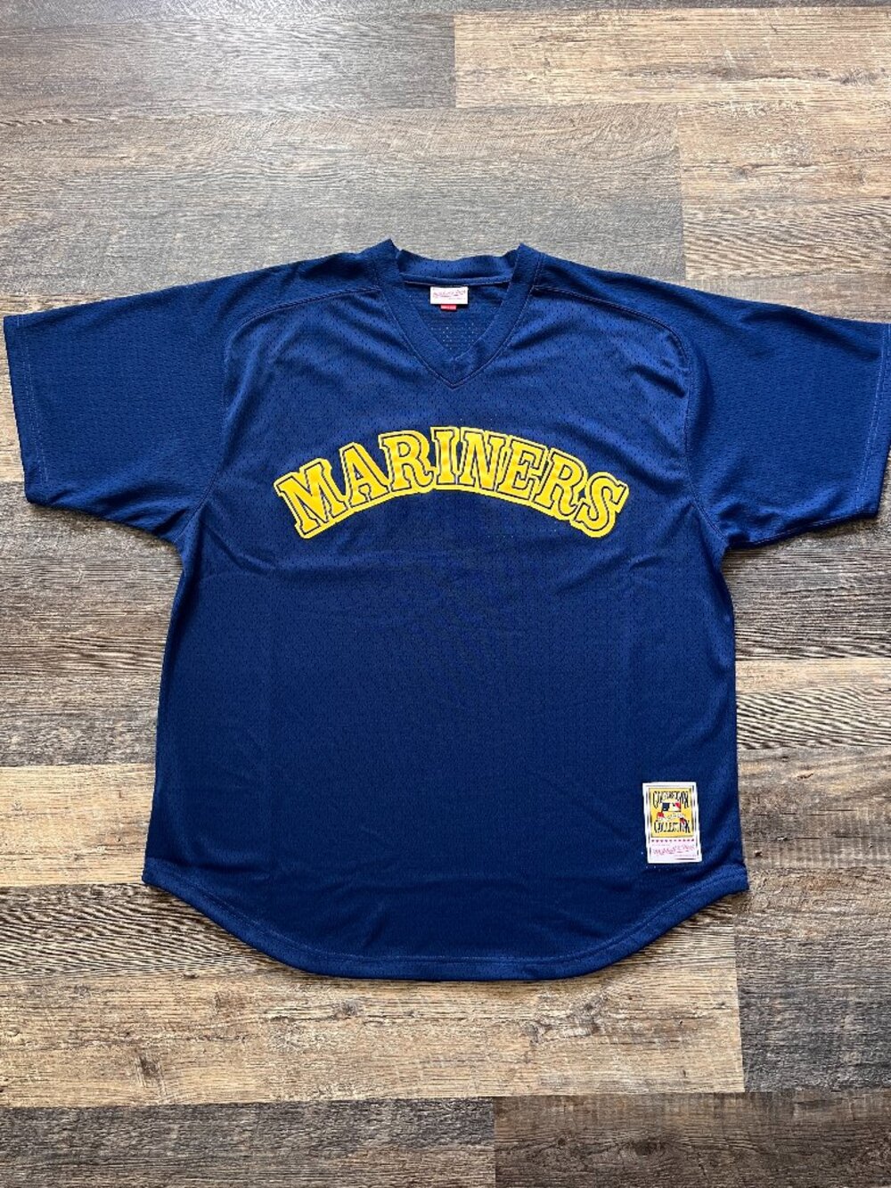 NWOT Mitchell & Ness Mariners Navy Ken Griffey Jr. Jersey 2XLT